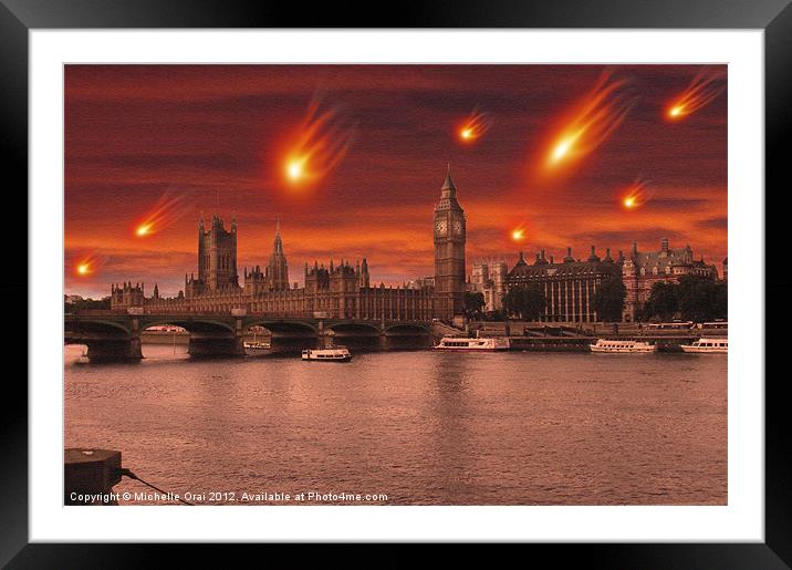 The End of the World Framed Mounted Print by Michelle Orai