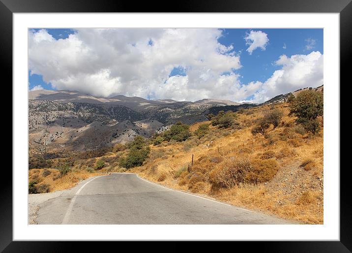 Road To Nowhere Framed Mounted Print by Paula Guy