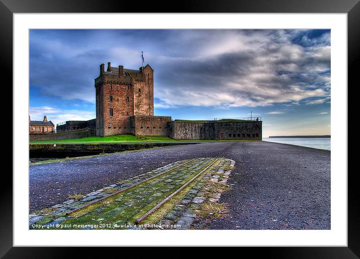 Broughty Castle Framed Mounted Print by Paul Messenger