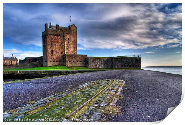 Broughty Castle Print by Paul Messenger