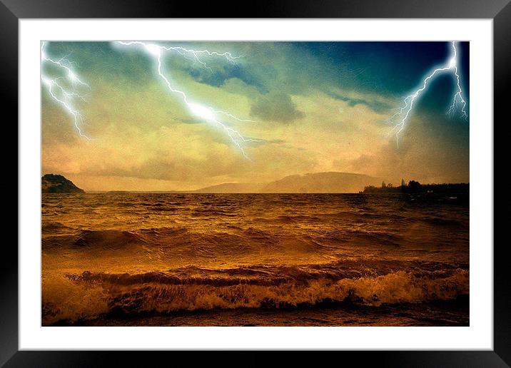 The Wrath of God! Framed Mounted Print by Paul Fisher