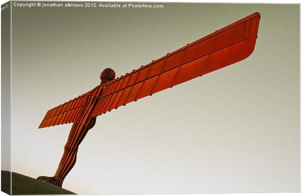 Angel of The North Canvas Print by jonathan atkinson