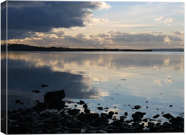 Sea and Sky Canvas Print by Noreen Linale