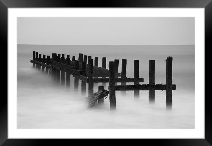 Misty Defences Framed Mounted Print by Tracey Whitefoot
