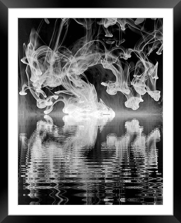 The Dancing Light Reflection Framed Mounted Print by Ic Imagination