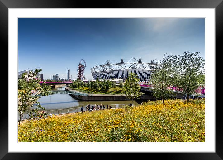 The Olympic Park Framed Mounted Print by Paul Shears Photogr