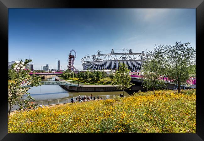 The Olympic Park Framed Print by Paul Shears Photogr