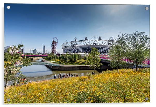 The Olympic Park Acrylic by Paul Shears Photogr