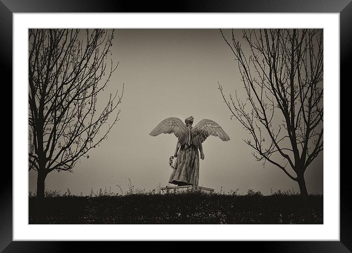 I Met an Angel Framed Mounted Print by Sophie Martin-Castex