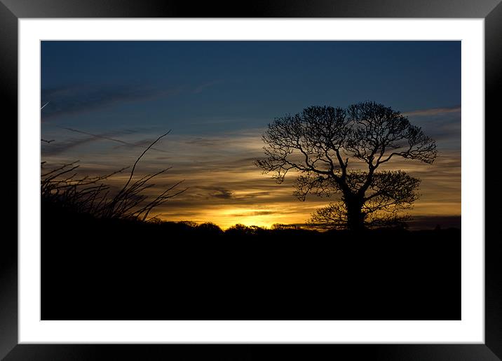 December sunrise in Greasby Framed Mounted Print by Paul Farrell Photography