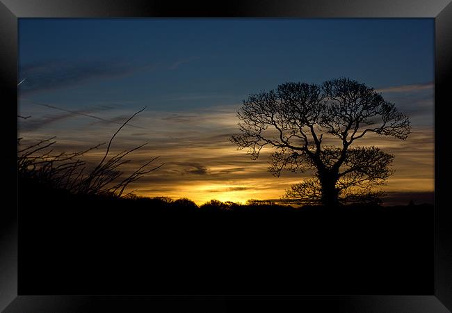 December sunrise in Greasby Framed Print by Paul Farrell Photography