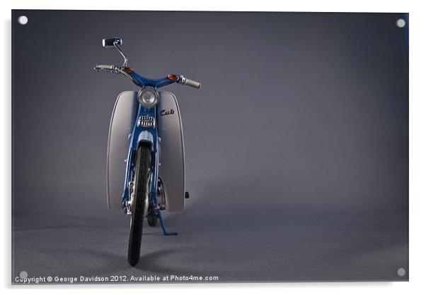 Honda Cub Acrylic by George Davidson