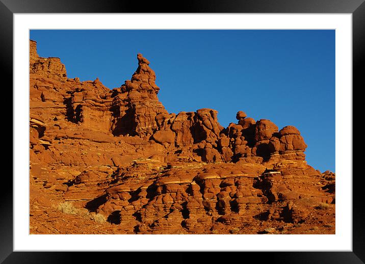 Near Hurrah Pass Framed Mounted Print by Claudio Del Luongo
