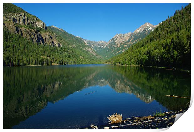 Beautiful Lake McDonald, Montana Print by Claudio Del Luongo