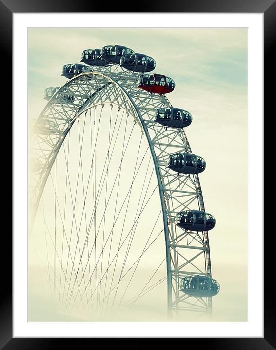 eye in the sky Framed Mounted Print by Heather Newton