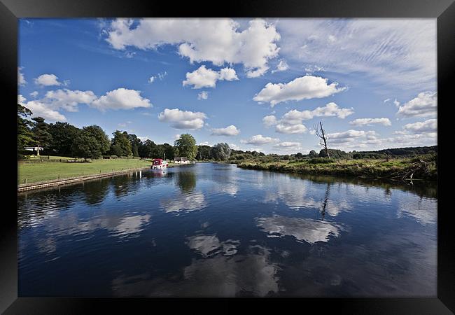Reflecting Times on the Norfolk Broads Framed Print by Paul Macro