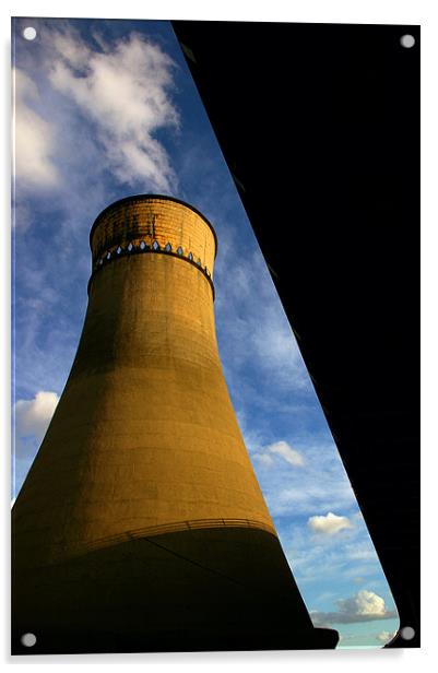 Tinsley Cooling Tower & M1 Acrylic by Darren Galpin