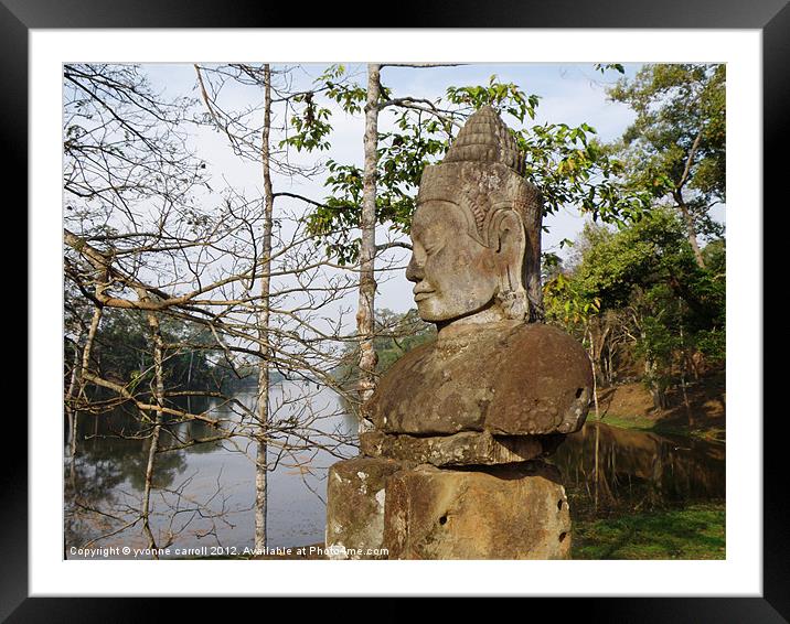 Angkor Wat Framed Mounted Print by yvonne & paul carroll