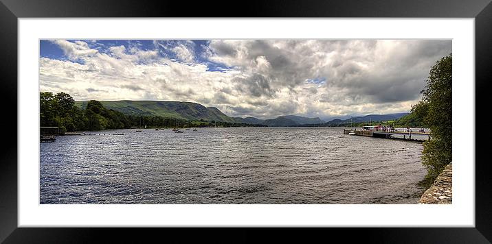 Ullswater Panorama Framed Mounted Print by Tom Gomez