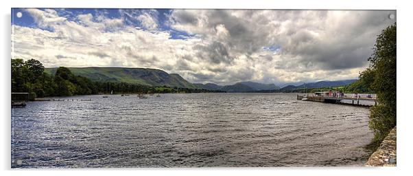 Ullswater Panorama Acrylic by Tom Gomez