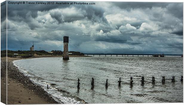Spurn Point River Humber Canvas Print by Trevor Kersley RIP