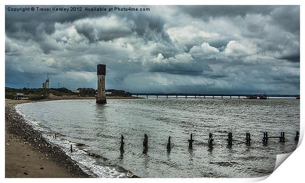 Spurn Point River Humber Print by Trevor Kersley RIP