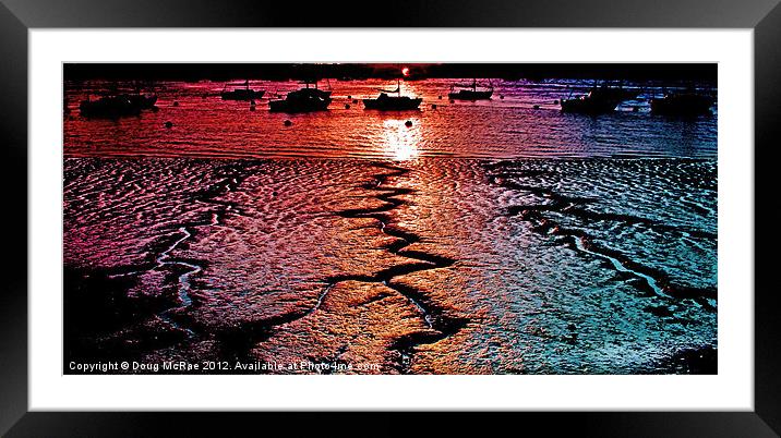 Medway Framed Mounted Print by Doug McRae