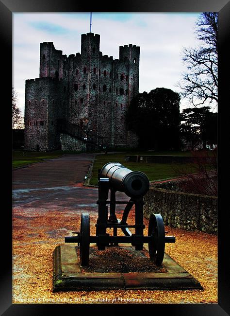 Rochester castle Framed Print by Doug McRae