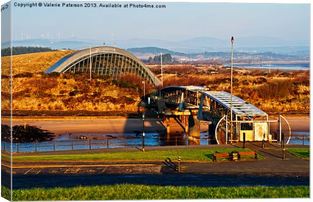 Big Idea & Scottish Invention Bridge Canvas Print by Valerie Paterson