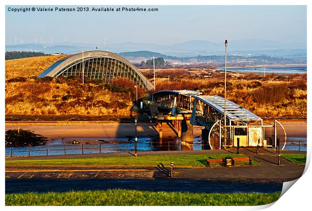 Big Idea & Scottish Invention Bridge Print by Valerie Paterson