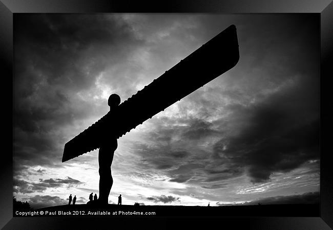Angel of the North Framed Print by Paul Black