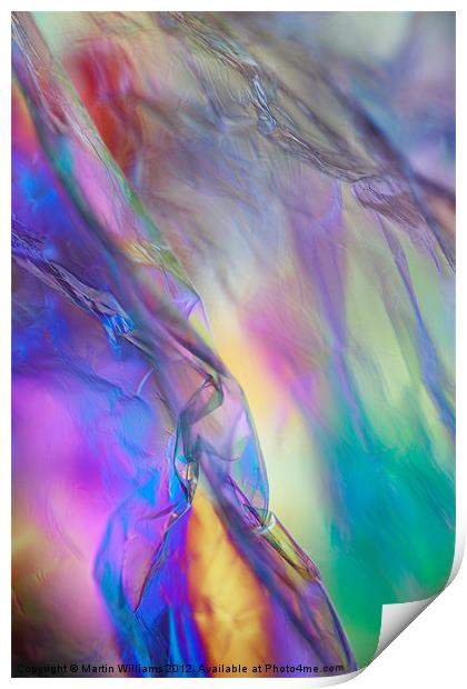Abstract Cosmic Rainbow Print by Martin Williams