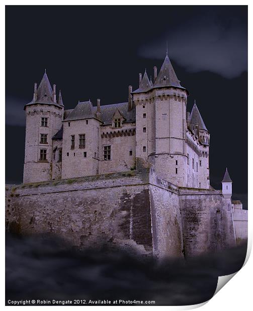 Castle of Darkness Print by Robin Dengate