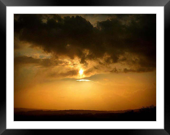 into heavens lite Framed Mounted Print by dale rys (LP)