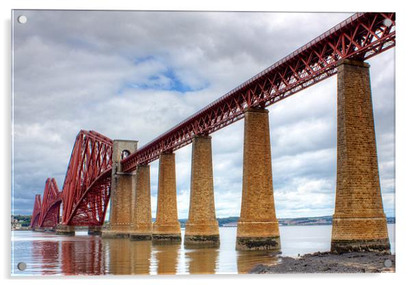 The Forth Railway Bridge Acrylic by Jeff Brunton