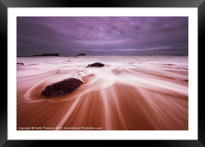 Seacliff Beach Framed Mounted Print by Keith Thorburn EFIAP/b