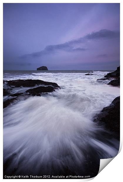 Bass Rock Print by Keith Thorburn EFIAP/b