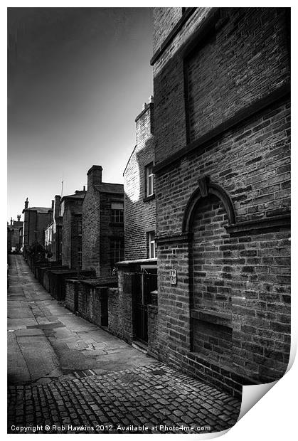 On the Cobbles Print by Rob Hawkins
