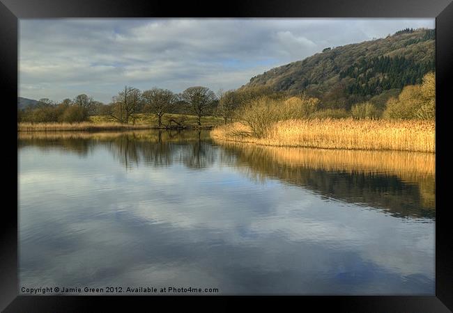 River Leven,Cumbria Framed Print by Jamie Green