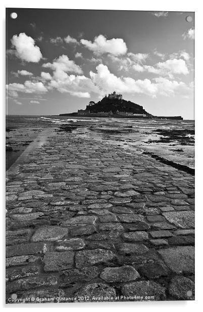 St Michaels Mount, Cornwall Acrylic by Graham Custance