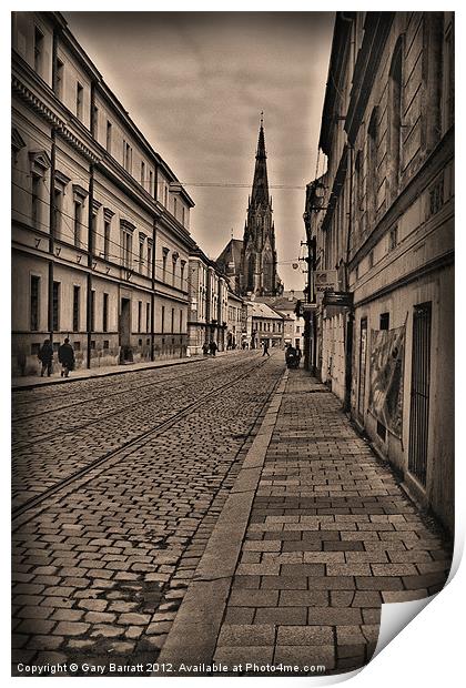 Old Olomouc Czech Republic Print by Gary Barratt