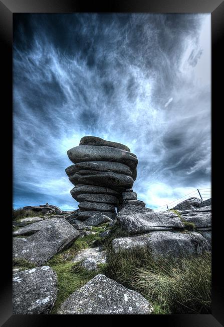 The Cheesering on Bodmin Moor Framed Print by Dave Bell