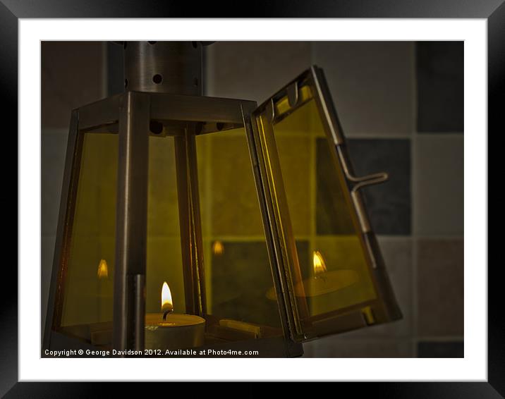 A Light to Guide You Framed Mounted Print by George Davidson