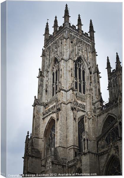 Minster View Canvas Print by George Davidson