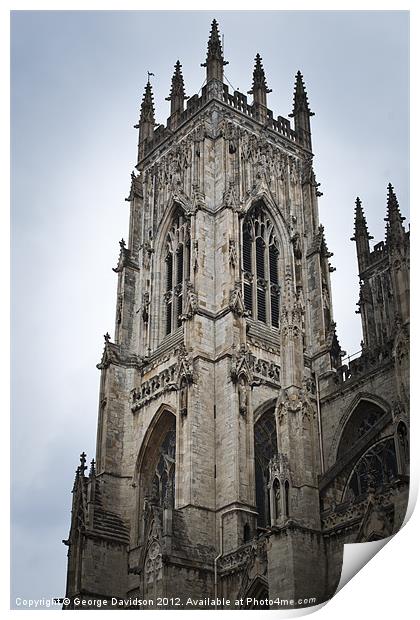 Minster View Print by George Davidson