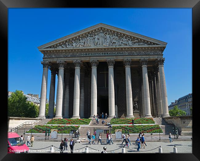 La Madeleine, Paris Framed Print by Louise Heusinkveld