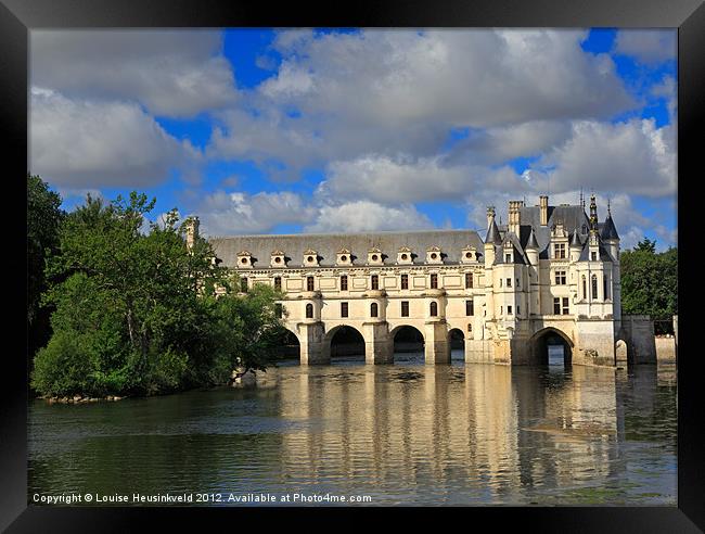 Chateau Chenonceau, Loire Valley, France Framed Print by Louise Heusinkveld
