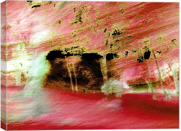 Red Wind Over Farm  Canvas Print by Jane Tripp