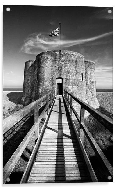 Martello Tower Acrylic by Mike Sherman Photog