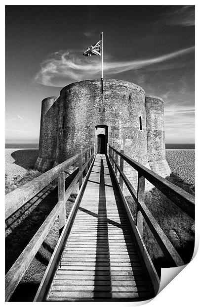 Martello Tower Print by Mike Sherman Photog